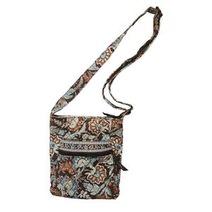 Vera Bradley Boho Crossbody Bag Retired Java Blue Extra Long Adjustable Strap.